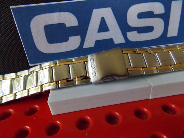Casio watchband EFA-109 D Edifice Bracelet Two Tone Silver/Gold Stainless Steel