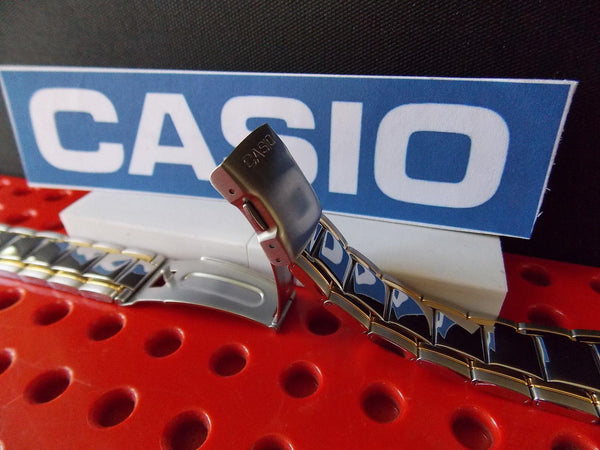 Casio watchband EFA-109 D Edifice Bracelet Two Tone Silver/Gold Stainless Steel