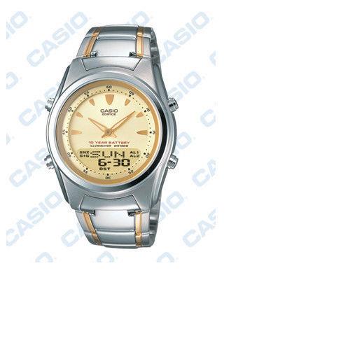 Casio watchband EFA-109 D Edifice Bracelet Two Tone Silver/Gold Stainless Steel