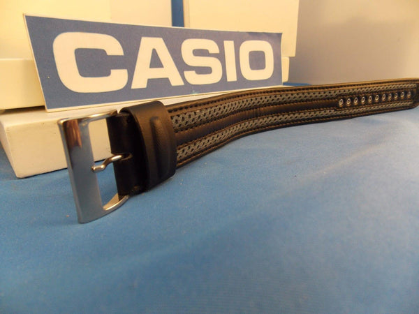Casio watchband AW-591 CL-1AV.23mm Wide 3.5mm Thick One Pc Loop Thru Black/blue