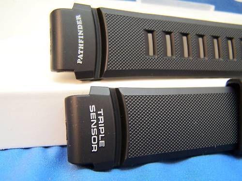 Casio watchband PAW-2000 PathFinder Orig black Rub