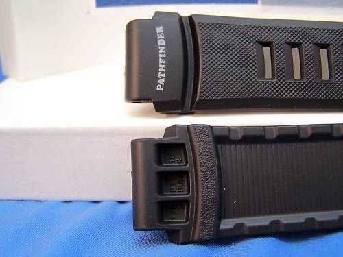 Casio watchband PAW-2000 PathFinder Orig black Rub