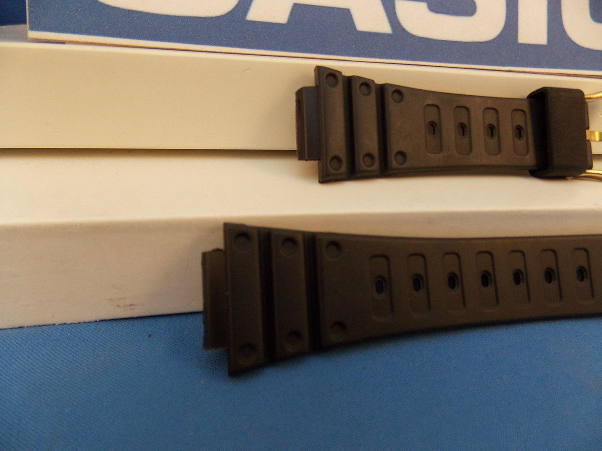 Casio watchband DW-500 Gold Tone buckle Original ladies G-Shock Black Resin