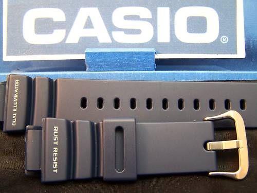 Casio Watchband G-9100 -2 blue.G-Shock Dual Illuminator