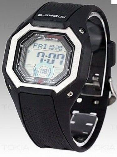 Casio Watchband G-056 B-1, GW-056 Black Resin G-Shock Watchband - Strap