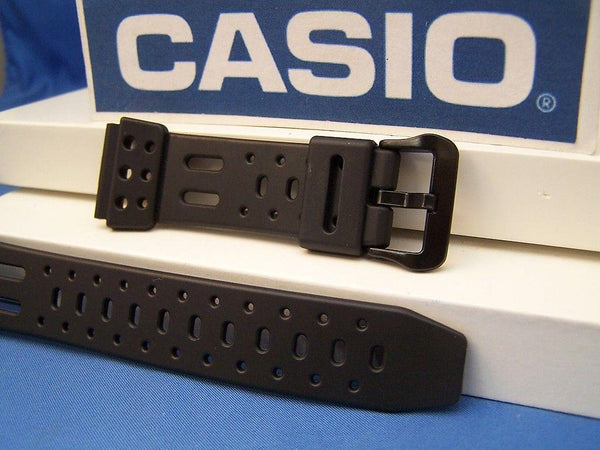 Casio watchband SDB-610 Dark Gray Rubber Lap-10 Memory Watchband -