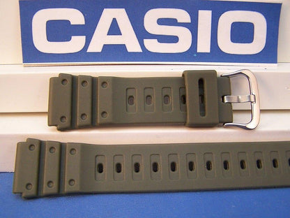 Casio Watchband MQ-550 20mm Military Green Standard Fit Sport Diver Resin Strap
