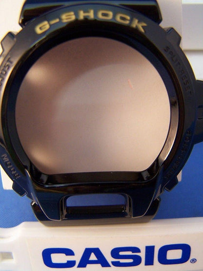 Casio Watch Parts DW-6900 CB-1 Bezel / Shell G-Shock Gloss black Gold Lettering