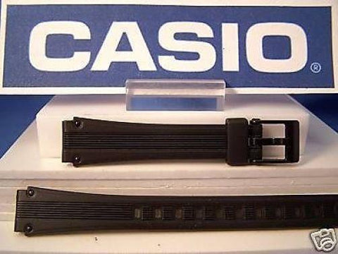 Casio watchband LA-11.Sport Band Black Fits Most lds 13mm Wide Watches.