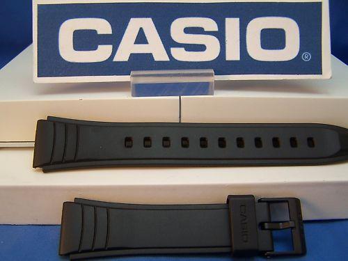 Casio Watchband AW-49 Black Resin Strap Fits Most Any 19mm Wide Sport Watch