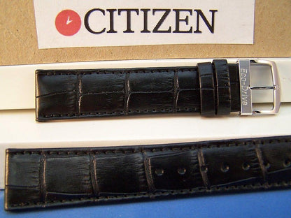 Citizen Watchband BM8240 -03E CaseBack# E101-S015570 ECO-Drive 20mm blk Leather