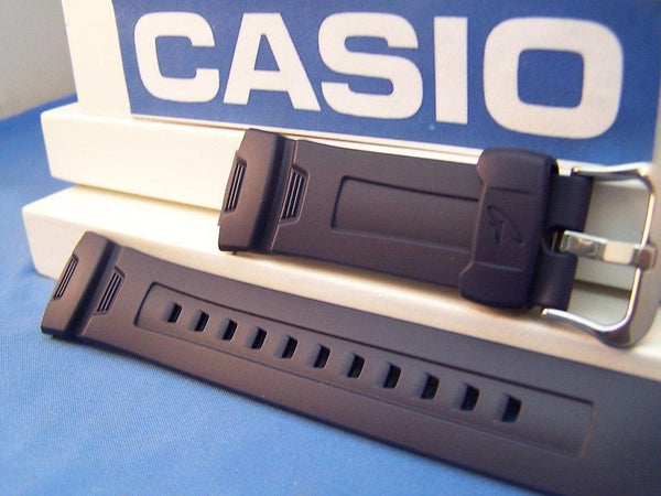 Casio watchband G-7500 -2, G-7510 -2, Dark blue Rubber G-Shock