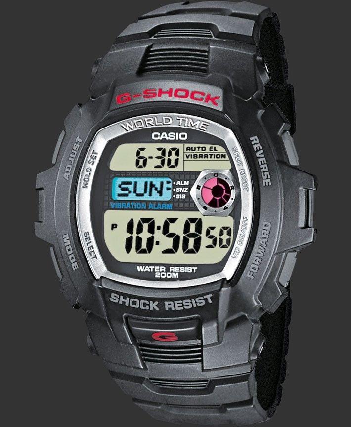 Casio Watchband G-7500 -2, G-7510 -2, Dark blue Rubber G-Shock Strap