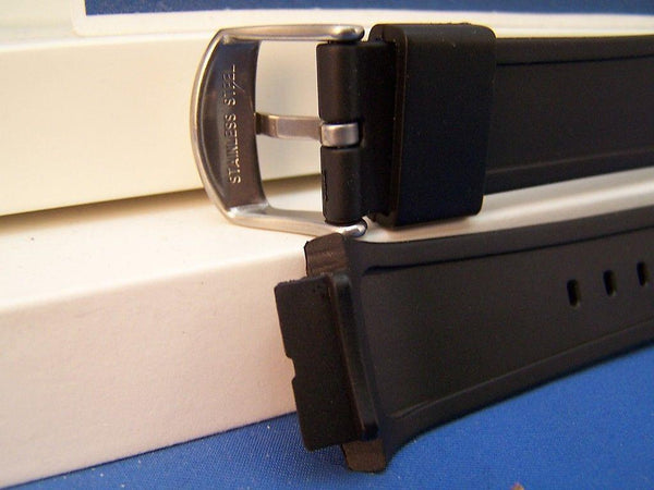 Casio watchband MRP-700 Marine Gear Black Resin  With Attaching Pins