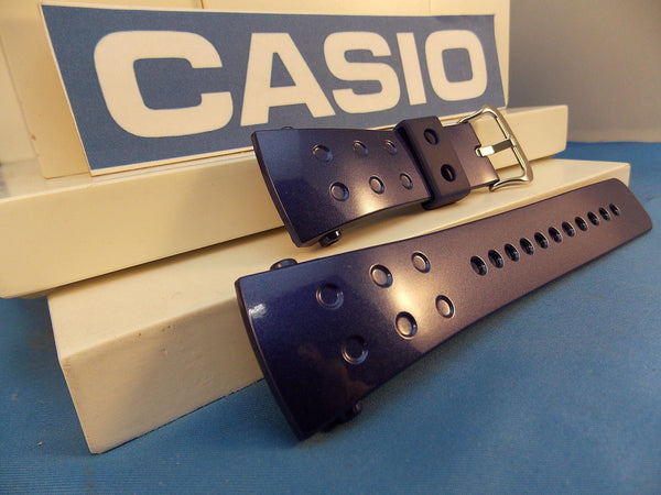 Casio watchband G-8000 -2 blue G-Shock Rubber
