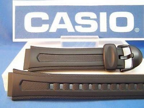 Casio Watchband W-210 Black Resin Strap