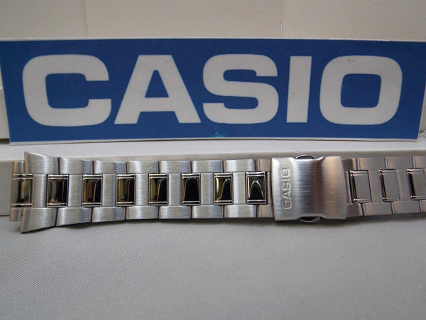 Casio watchband AQ-164 Steel Bracelet W/Push Button Deployment buckle 18mm X 25mm