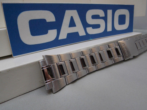 Casio watchband AQ-164 Steel Bracelet W/Push Button Deployment buckle 18mm X 25mm