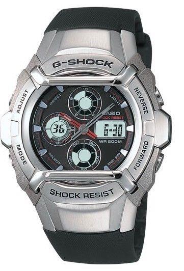 Casio watchband G-700, G-501, G-511, G-550.  Black Resin G-Shock