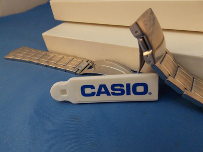 Casio Watchband EFA-119 D Stainless Steel Silver Color Original Casio Bracelet