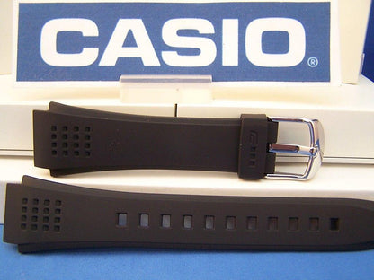 Casio Watchband EFA-123 and EFA-124 Black Resin Strap