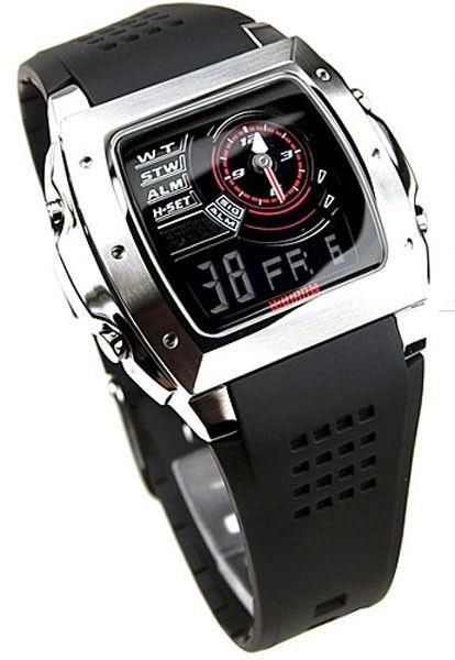 Casio Watchband EFA-123 and EFA-124 Black Resin Strap