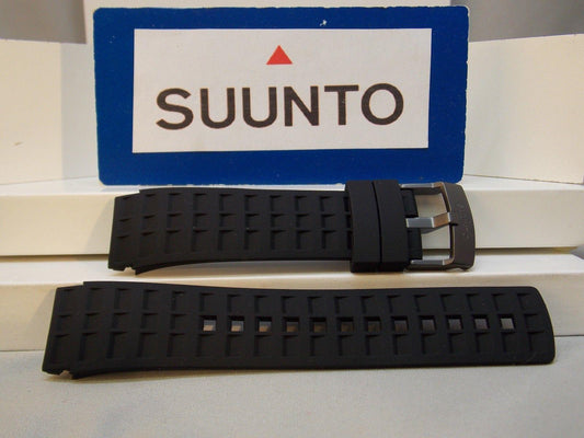 Suunto Watchband ElementumTerra Black: Resin Strap/buckle w/Spring Bars