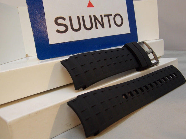 Suunto Watchband ElementumTerra Black: Resin Strap/buckle w/Spring Bars