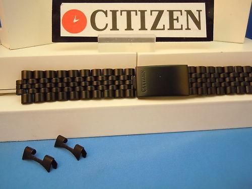 Citizen watchband Black Steel PVD Bracelet AD6176 18mm