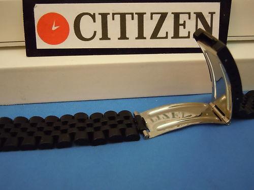 Citizen watchband Black Steel PVD Bracelet AD6176 18mm