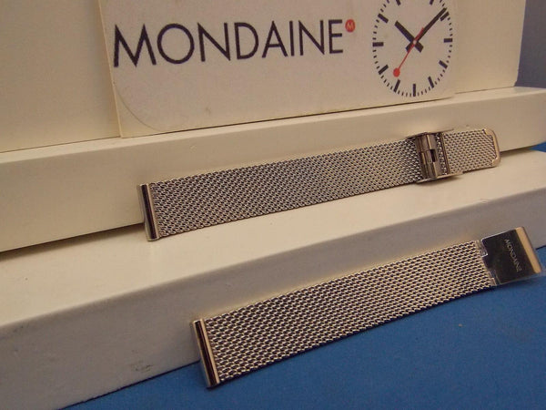 Mondaine Swiss Railways watchband FM8912  Bracelet 12mm Wide Steel  Mesh Ladies