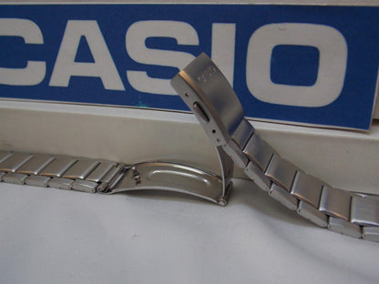 Casio Watchband WS-200, WS-210 Bracelet 18mm X 24mm Steel Silver Tone