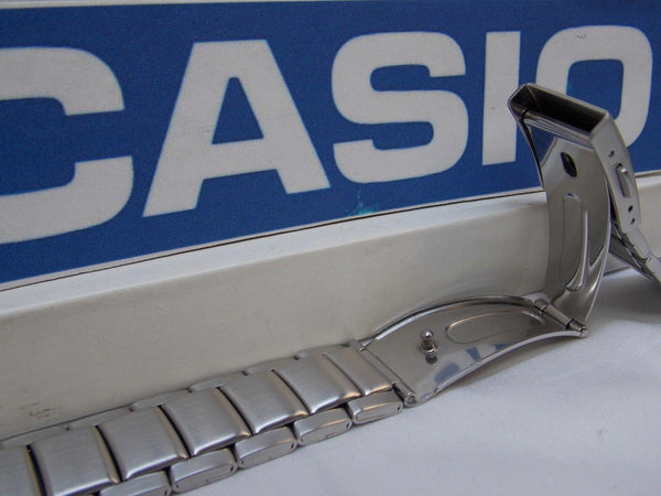 Casio watchband WS-200, WS-210 Bracelet 18mm X 24mm Steel Silver Tone