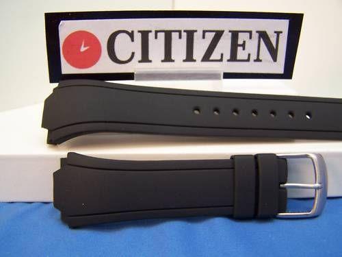 Citizen Watchband BM8290 CaseBack # 4-k004438 Black Rubber Strap