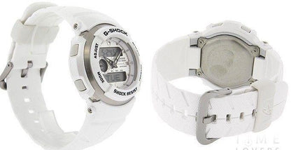 Casio Watchband G-300 LV-7 White Resin G-Shock Watchband
