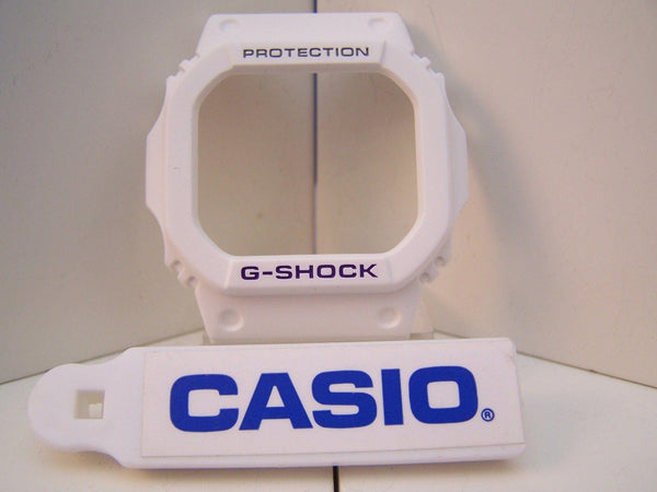 Casio Watch Parts Bezel / Shell G-5600 A-7,GW-M5600 A-7 white G-Shock Purple Let