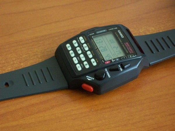 Casio watchband CMD-40 and DBC-30. Data Bank Dark Gray