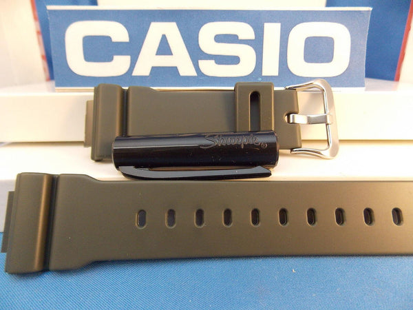 Casio watchband G-5600 A-3, GW-M5600 A-3, DW-5600 FS-3 Dark Green G-Shock