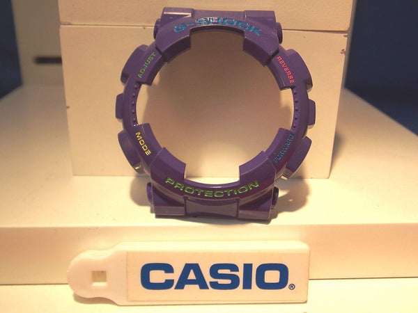 Casio Watch Parts GA-110 HC-6A Bezel / Shell Purple. Red/grn/blue/yel Lettering