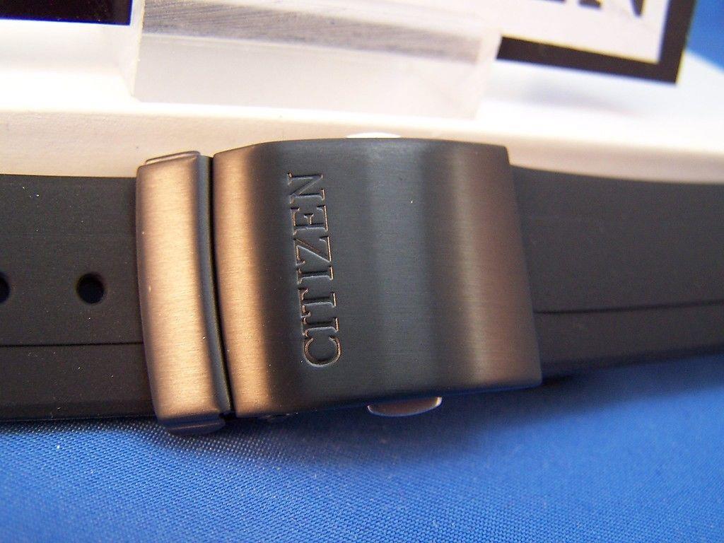Citizen Watchband Skyhawk Black Eagle Resin Strap For Model # JR3155