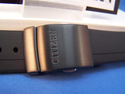 Citizen Watchband Skyhawk Black Eagle Resin Strap For Model # JR3155