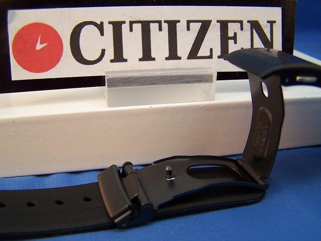Citizen Watchband Skyhawk Black Eagle Resin Strap For Model # JR3155