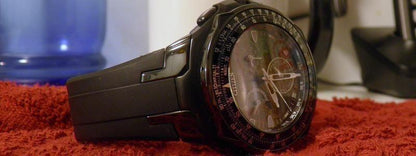 Citizen Watchband Skyhawk Black Eagle Resin Strap For Model # JR3155