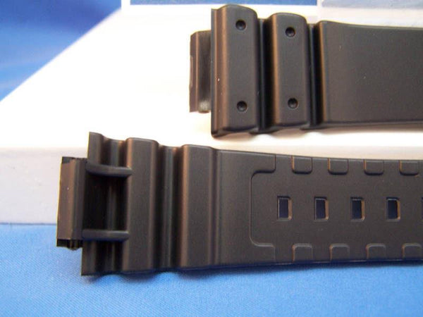 Casio watchband DW-6900 G. Gold Tone Buckle. Black Resin 16mm .