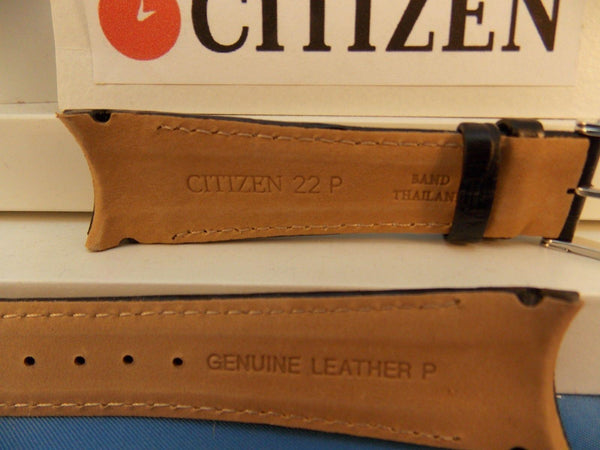 Citizen watchband ECO Drive Model AT0550-03E Black Leather