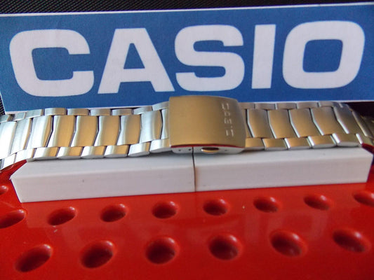 Casio watchband EFA-112 D Edifice Bracelet Silver Tone Stainless Steel w/ Pins