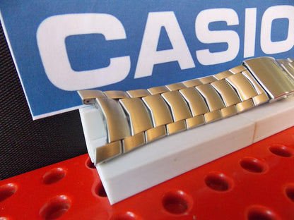 Casio watchband EFA-112 D Edifice Bracelet Silver Tone Stainless Steel w/ Pins