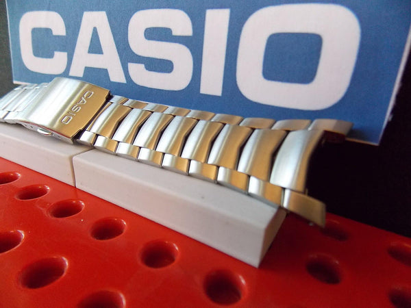 Casio watchband EFA-112 D Edifice Bracelet Silver Tone Stainless Steel w/ Pins