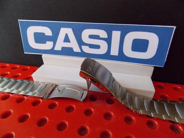 Casio watchband EFA-112 D Edifice Bracelet Silver Tone Stainless Steel w/ Pins