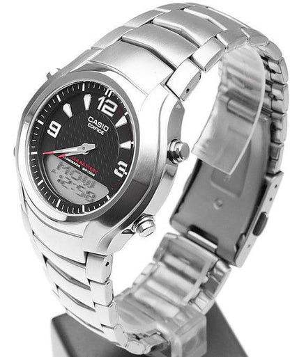 Casio watchband EFA-112 D Edifice Bracelet Silver Tone Stainless Steel w/ Pins